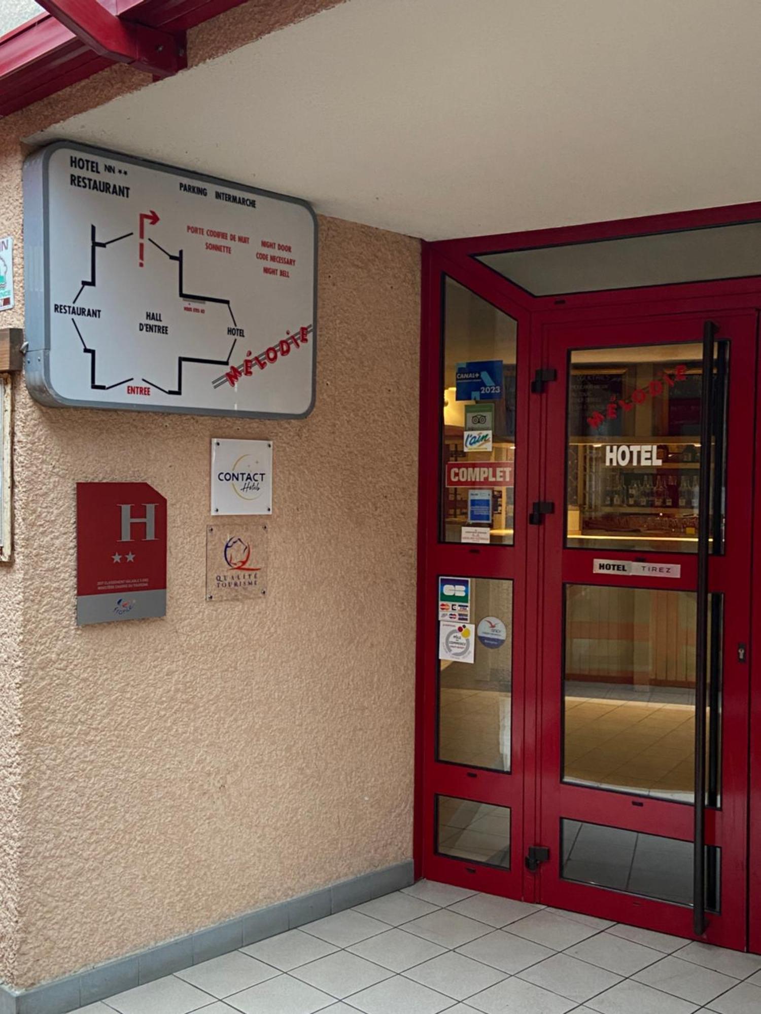 Hotel Melodie Bellignat Экстерьер фото